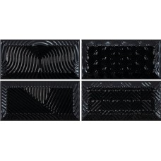 Плитка 7,5*15 METRO PARADISE BLACK GLOSS Плитка 7,5*15 METRO PARADISE BLACK GLOSS